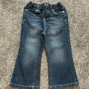 Cherokee wide leg blue denim Jeans 24 months